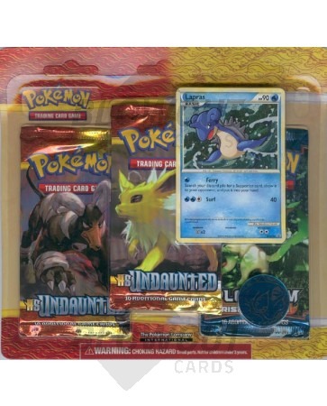 Pokemon H/S Undaunted Booster 3 Pack Blister