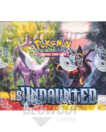 Pokemon H/S Undaunted Theme Deck 6 Box Case