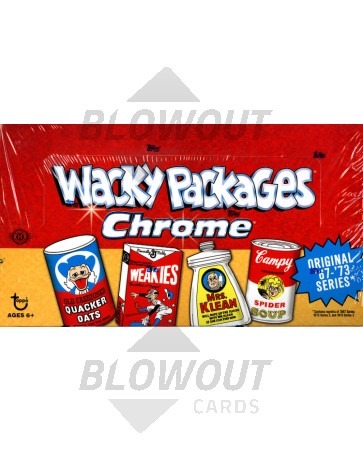 2014 Topps Wacky Packages Chrome 12 Box Case