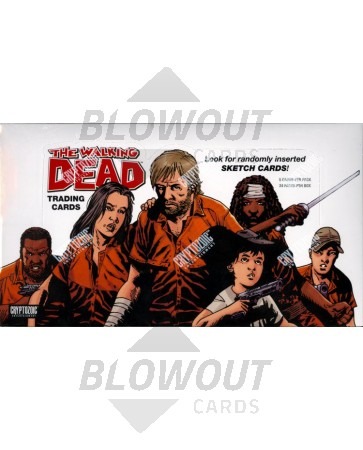 The Walking Dead Comic Book Trading Cards Cryptozoic 12 Box Case