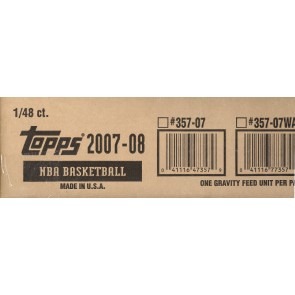 2007/08 Topps Basketball Gravity Feed Retail Box
