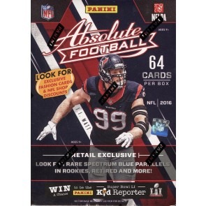 2016 Panini Absolute Football Blaster Box