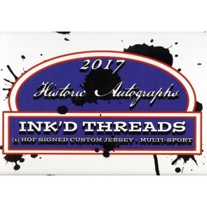 2017 Historic Autographs Inked Threads Jersey Box