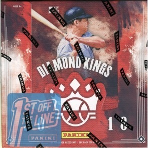 2018 Panini Donruss Diamond Kings Baseball 1st Off The Line Hobby Box 