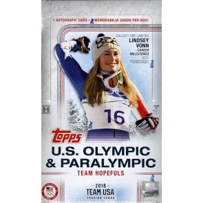 2018 Topps US Olympics & Paralympic Hopefuls Hobby Box