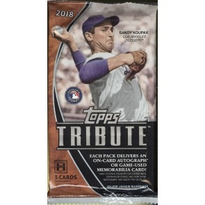 2018 Topps Tribute Baseball Hobby Pack