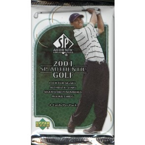 2001 Upper Deck SP Authentic Golf Hobby Pack
