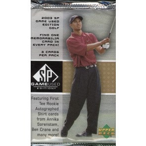 2003 Upper Deck SP Game Used Golf Hobby Pack