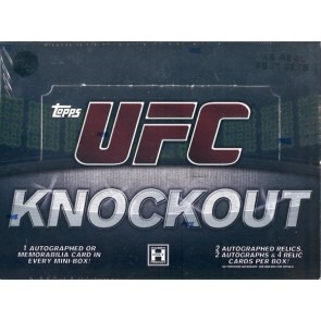 2010 Topps UFC Knockout Hobby 4 Box Case