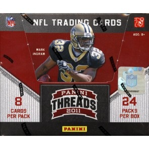 2011 Panini Threads Football Hobby 12 Box Case