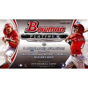 2013 Bowman Platinum Baseball Hobby 12 Box Case