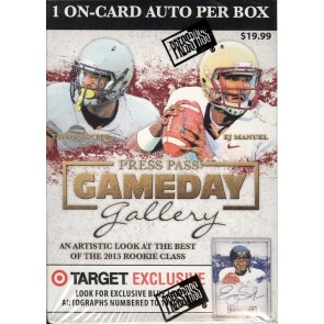 2013 Press Pass Gameday Gallery Football Blaster Box