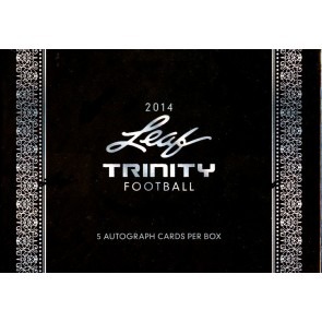 2014 Leaf Trinity Football Hobby Box