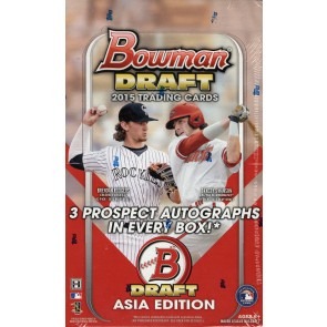 2015 Bowman Draft Baseball Jumbo 8 Box Case - Asia Ed