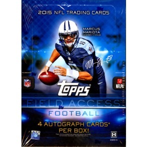 2015 Topps Field Access Football Hobby 12 Box Case