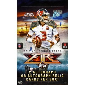 2015 Topps Fire Football Hobby 12 Box Case