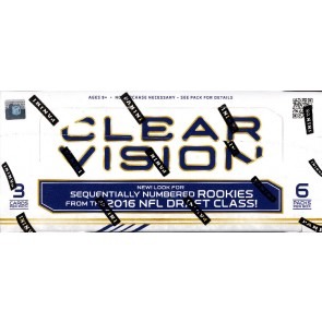 2016 Panini Clear Vision Football Hobby Box