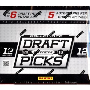 2016 Panini Prizm Collegiate Draft Football Hobby Box