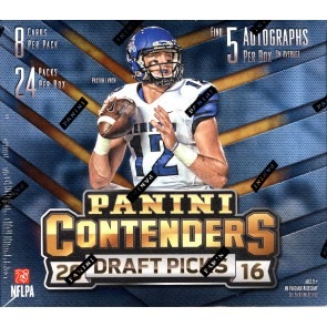 2016 Panini Contenders Draft Picks Football Hobby Box