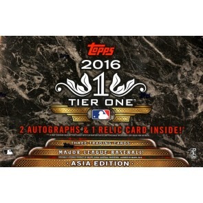 2016 Topps Tier One Baseball Hobby Box - Asia Ed