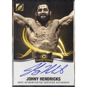2013 Onyx Contenders Johny Hendricks Auto - Gold