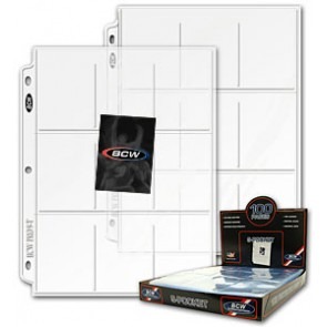 BCW Pro 9-Pocket Page - 1000ct Case