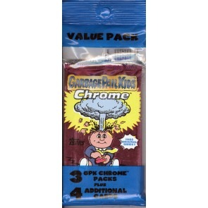 Topps Garbage Pail Kids Chrome Series 1 Value Rack 12 Pack Lot