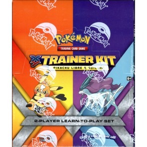 Pokemon XY Trainer Kit Pikachu Libre and Suicune Box