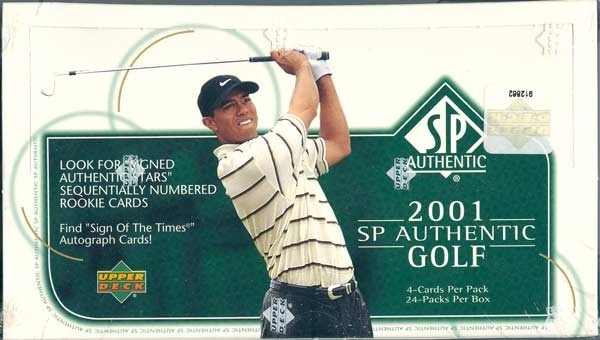 2001 Upper Deck SP Authentic Golf Hobby Box