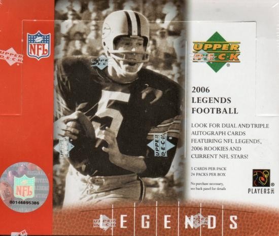 2006 Upper Deck Legends Football Hobby Box